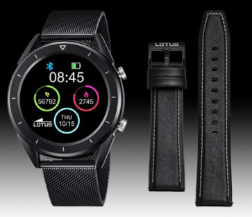 Uhrenarmband Lotus 50007/1 / BA04396 Milanese Schwarz