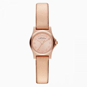 Uhrenarmband Marc by Marc Jacobs MBM1298 Leder Rosé 10mm