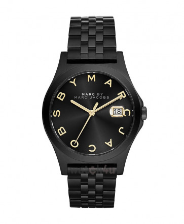 Uhrenarmband Marc by Marc Jacobs MBM3354 Stahl Schwarz 18mm