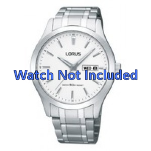 Lorus Uhrenarmband VX43-X074 Stahl Silber 20mm 