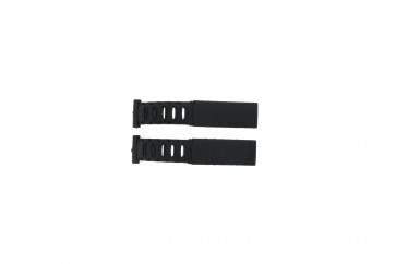 Seiko Uhrenarmband 5M42-0E39 Silikon Schwarz 19mm