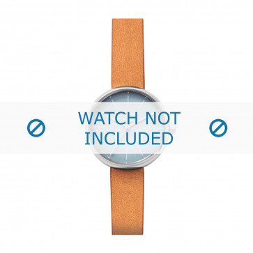 Uhrenarmband Skagen SKW2620 Leder Beige 12mm