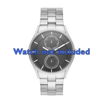 Skagen Uhrenarmband SKW6266 Stahl Silber 22mm 