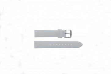 Timex Uhrenarmband T2N791 Leder Weiß 18mm 