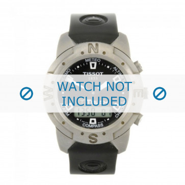 Tissot Uhrenarmband Z251-351 T-Touch - T610014552 Kunststoff Schwarz 20mm