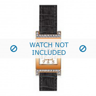 Tommy Hilfiger Uhrenarmband TH-23-1-25-0645 / TH679300857 Kroko leder Braun 16mm + braunen nähte