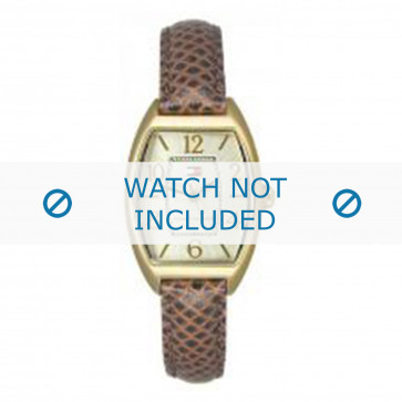 Tommy Hilfiger Uhrenarmband TH-48-3-21-0713 - TH679300952 / 1780762 Leder Braun 12mm + braunen nähte
