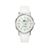 Uhrenarmband Lacoste 2000631 / LC-41-3-14-2223 Leder Weiss 20mm