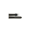 Uhrenarmband Universal 393.01.10 Leder Schwarz 20mm
