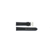 Uhrenarmband Universal 394.01.05 Leder Schwarz 20mm