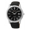 Uhrenarmband Seiko 7N42-0GA0 / SGEH19P1 / L0CL011J0 Leder Schwarz 21mm