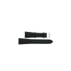 Uhrenarmband Armani AR0206 / AR5600 Leder Schwarz 22mm