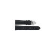 Uhrenarmband Armani AR0463 Leder Schwarz 24mm