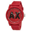 Uhrenarmband Armani Exchange AX1453 Silikon Rot 22mm