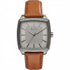 Uhrenarmband Armani Exchange AX2363 Leder Cognac 22mm