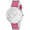 Uhrenarmband Armani Exchange AX5322 Leder Rosa 16mm