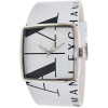Uhrenarmband Armani Exchange AX6000 Leder Weiss 36mm