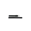 Uhrenarmband Universal B113 Leder Schwarz 10mm