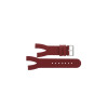 Uhrenarmband Davis 1404 Leder Rot 10mm