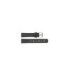 Uhrenarmband Tag Heuer BC0847 Leder Grau 17mm