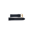 Uhrenarmband Fossil BQ1487 Leder Blau 22mm