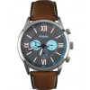 Uhrenarmband Fossil BQ2111 Leder Braun 26mm