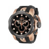 Uhrenarmband Invicta 0361 Reserve Silikon Schwarz 26mm