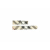Uhrenarmband Burberry BU1059 / BU1076 Leder Cremeweiß 18mm