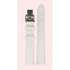 Uhrenarmband Certina C600007310 Leder Weiss 16mm