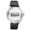 Uhrenarmband Dolce & Gabbana DW0507 / DW0503 Leder Schwarz 22mm