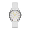 Uhrenarmband Diesel DZ5501 Leder Weiss 18mm