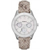 Uhrenarmband Fossil ES3124 Leder Beige 18mm