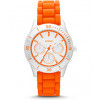 Uhrenarmband Fossil ES3532 Silikon Orange 18mm