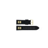 Uhrenarmband Guess GW0051G2 / W0051G2 / Delta Kautschuk Schwarz 24mm