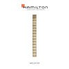 Uhrenarmband Hamilton H600.243.100 / STAAL Stahl Vergoldet 17mm