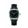 Uhrenarmband Hamilton H70605731 / H001.70.605.731.01 Leder Schwarz 22mm