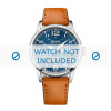 Uhrenarmband Hugo Boss HB-279-1-14-2872 / HB1513331 / HB659302688 Leder Braun 22mm