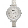 Uhrenarmband Fossil JR1407 Kunststoff Weiss 12mm