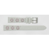 Uhrenarmband Calypso k5712 /2 Leder Weiss 14mm
