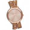 Uhrenarmband Michael Kors MK2299 Leder Braun 12mm