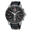Uhrenarmband Seiko 7T62-0LA0 / SNAE95P2 Leder Schwarz 21mm