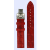 Uhrenarmband Tissot T600031522 Leder Rot 16mm