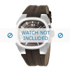 Uhrenarmband Breil BW0416 / F260053655 Leder Dunkelbraun 17mm