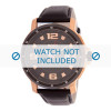 Uhrenarmband Hugo Boss 1512507 / HB-94-1-34-2215 Leder Schwarz 24mm