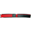 Uhrenarmband Universal KLITTENBAND 412R Klettband Rot 20mm