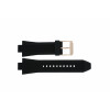 Uhrenarmband Michael Kors MK8184 / Dylan Kautschuk Schwarz 13mm