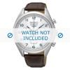 Uhrenarmband Seiko 8T63-00C0 / SSB229P1 / L01K017J0 Kroko leder Braun 20mm