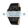 Skagen Uhrenarmband 234XXLTLB Leder Schwarz 27mm