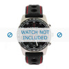Uhrenarmband Tissot J378-478 PR-50 / T600020323 Leder Schwarz 19mm