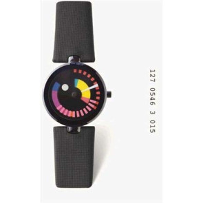Uhrenarmband Rado R070880510.R29546155.01.127.0546.3.015 Kautschuk Schwarz 19mm